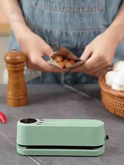 Reseal Opened Bags in Seconds